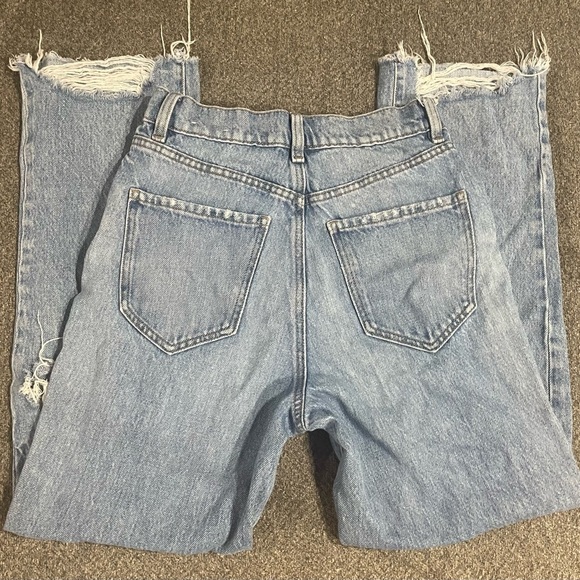 Garage Coupe Vintage Straight Distressed Jeans Size 01 - Picture 6 of 7